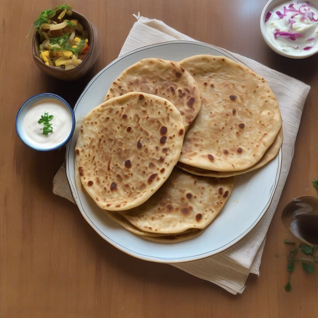 Oignon paratha / Onion Paratha
