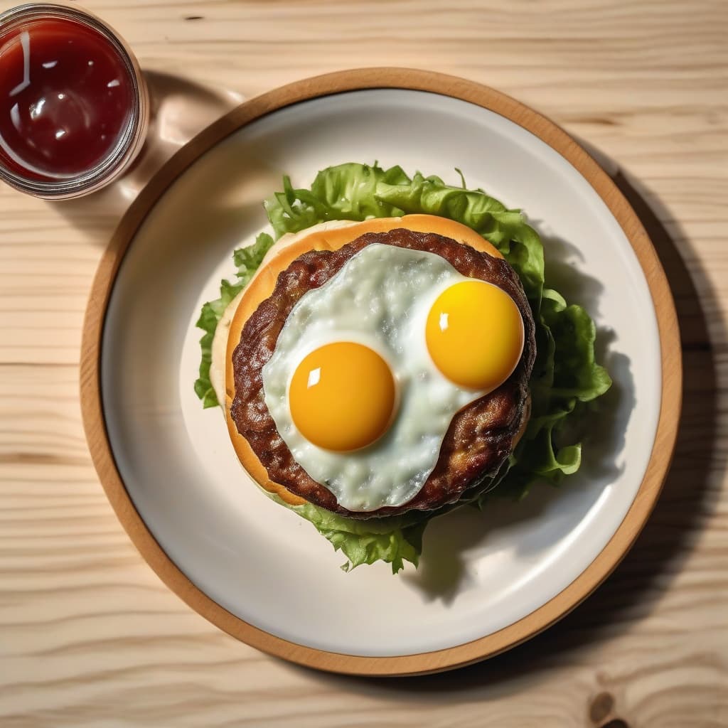 Burger aux œufs / Egg Burger